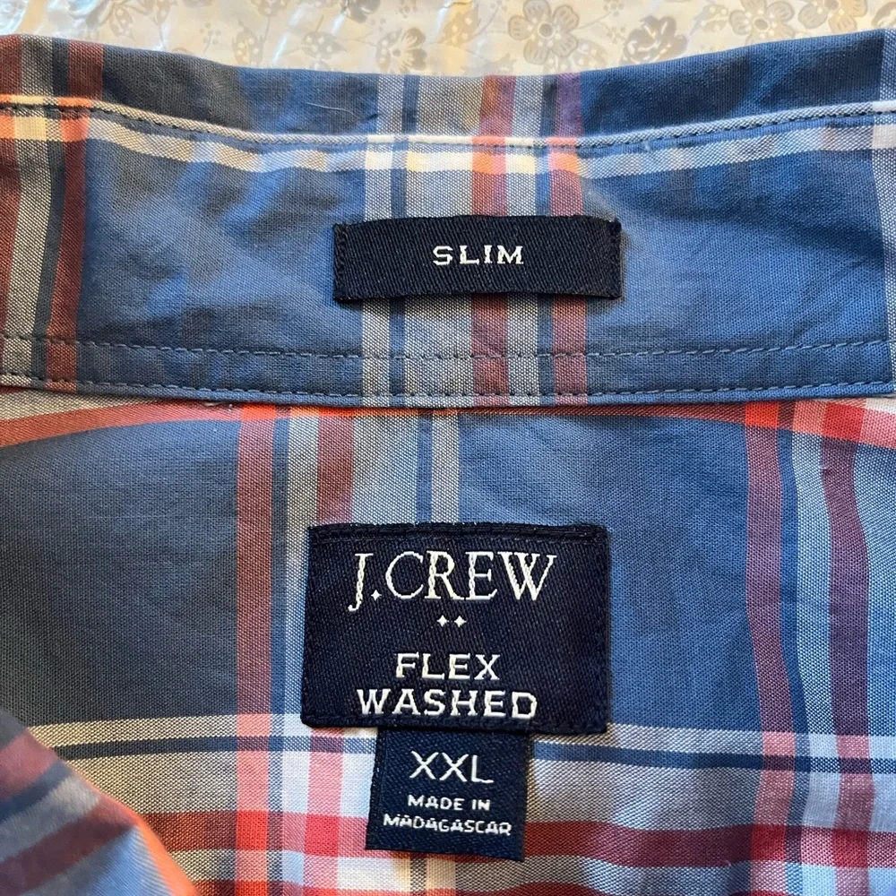 J.Crew plaid button down shirt size XXL